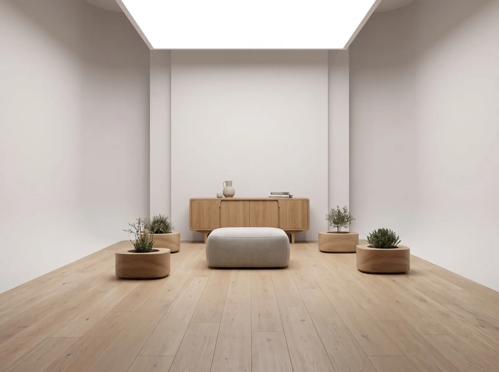 Scandinavian living room — Day